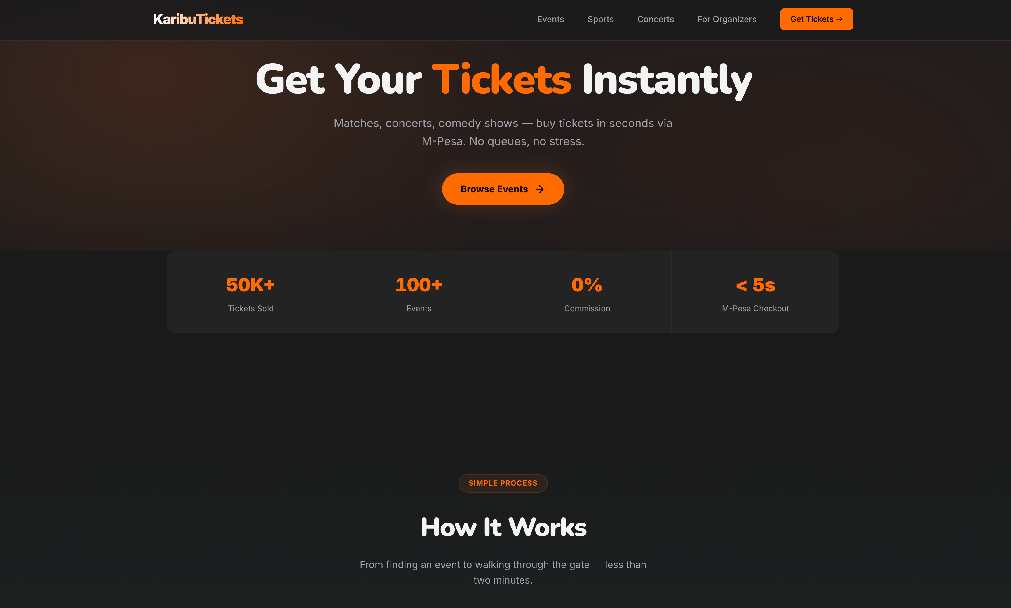 KaribuTickets Ticketing Platform